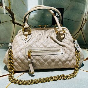 Marc Jacobs quilted leather Stam bag - beige